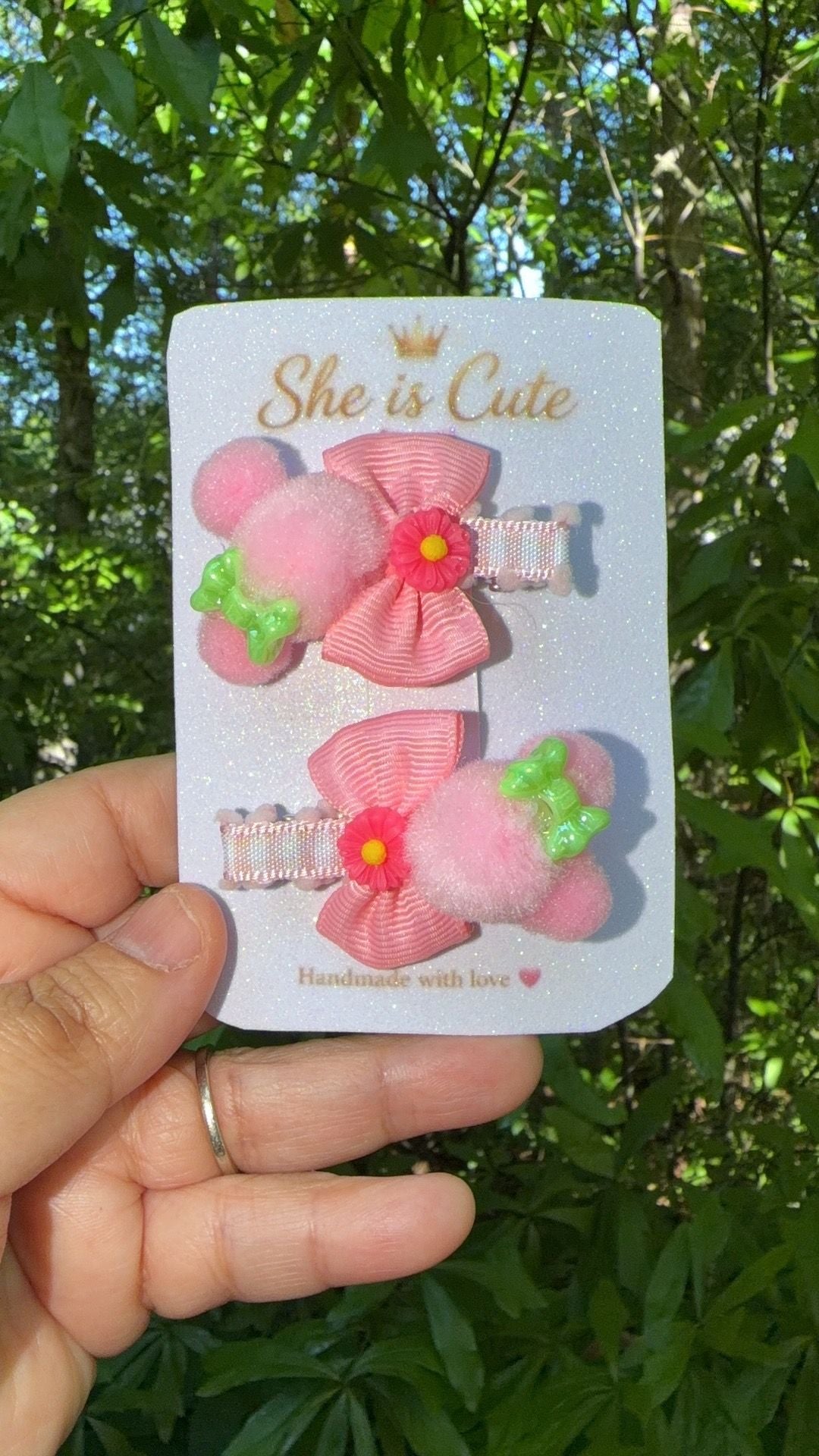 Magic Mouse Pom Hair Clips 🎀✨