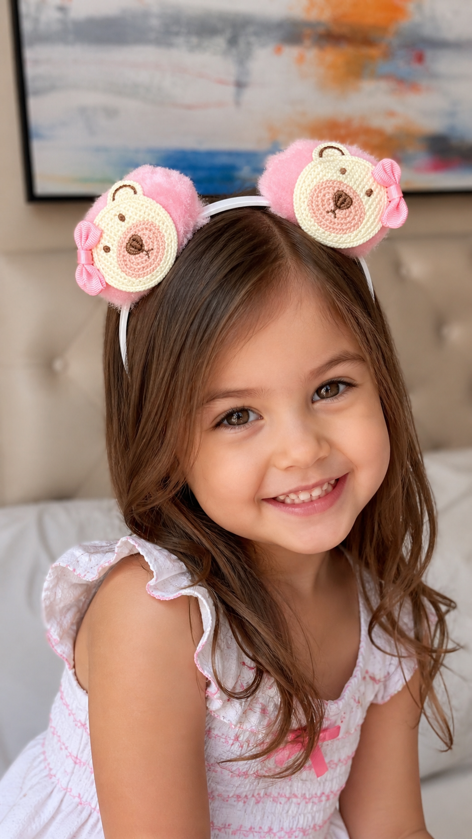 Teddy Bear Headband 🧸✨