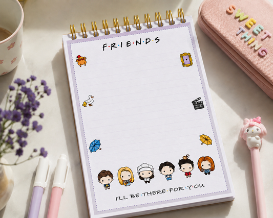📒 Friends Inspired Notepad