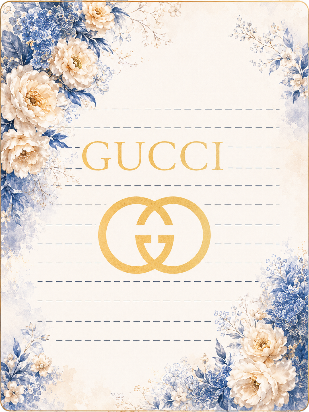 ✨ Luxury Designer Letter Paper Set – 30 Sheets ✨