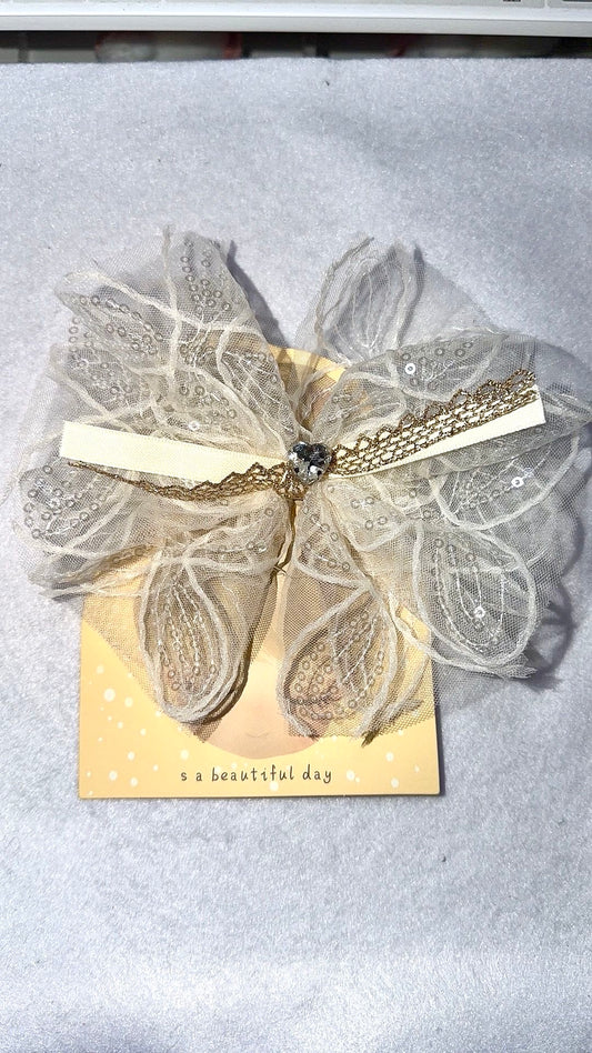 Golden Princess Tulle Bow