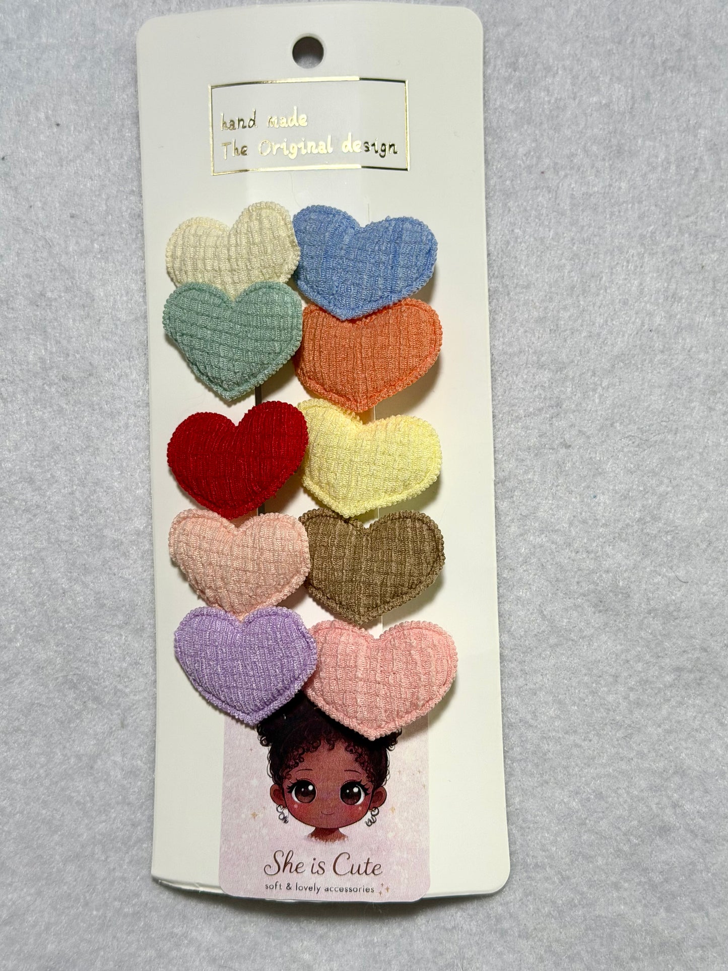 Sweet Heart Clips Set 💕✨