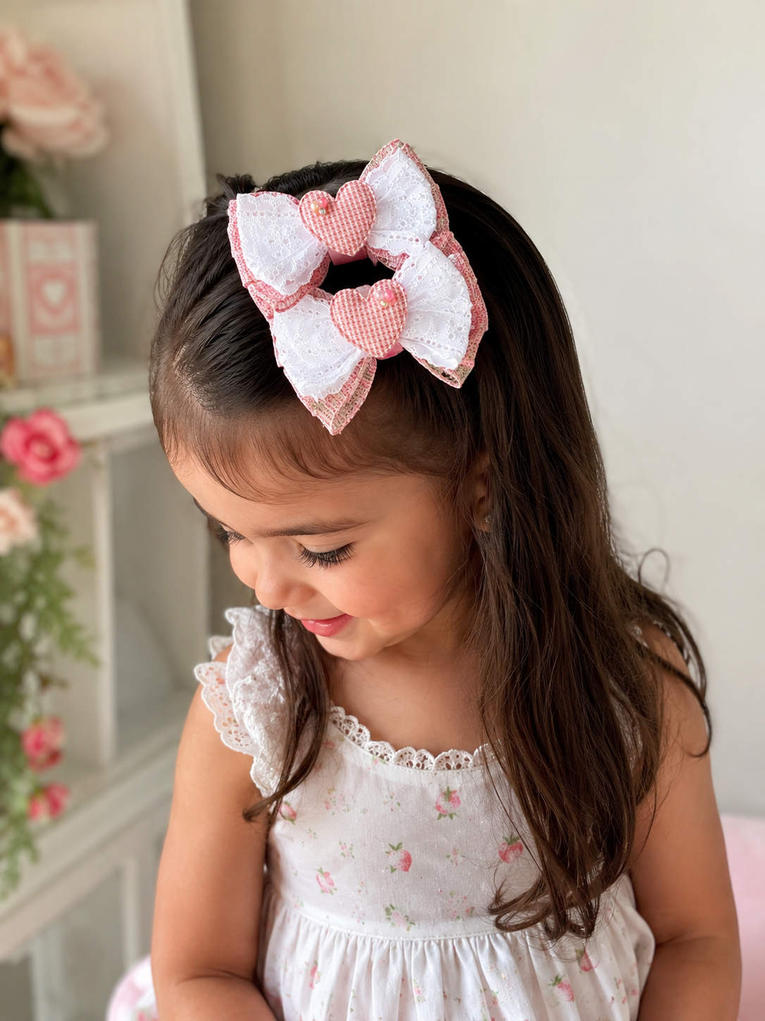 🎀 Sweetheart Lace Bow Set