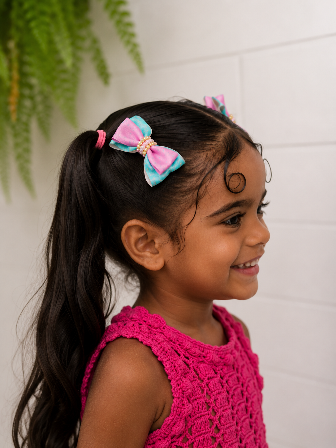 Cecília Pastel Bow Set