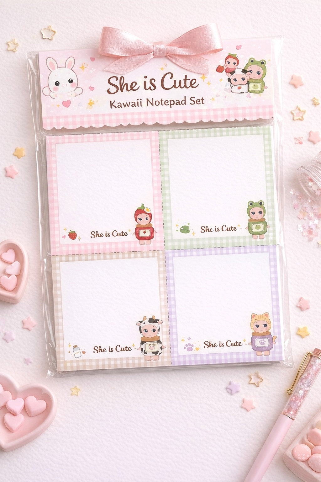 Kawaii Notes Pad – Cute & Aesthetic 💖
80 Sheets
