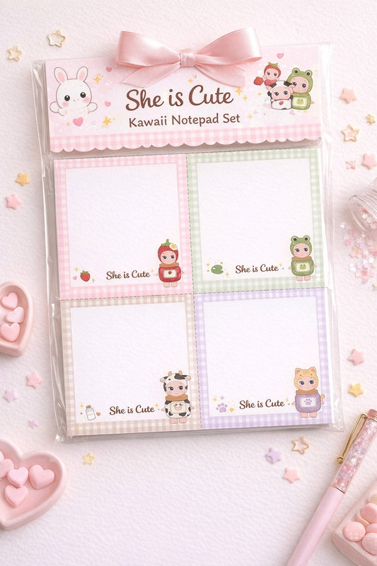 Kawaii Notes Pad – Cute & Aesthetic 💖
80 Sheets