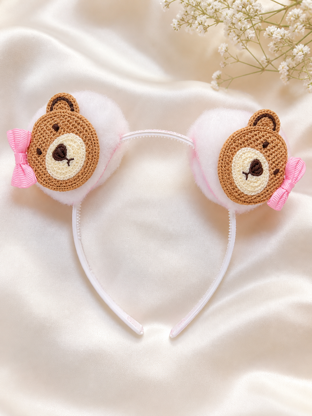 Teddy Bear Headband 🧸✨