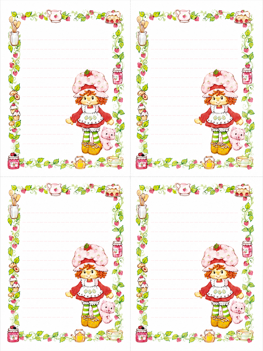 Sweet strawberry notepad 🍓