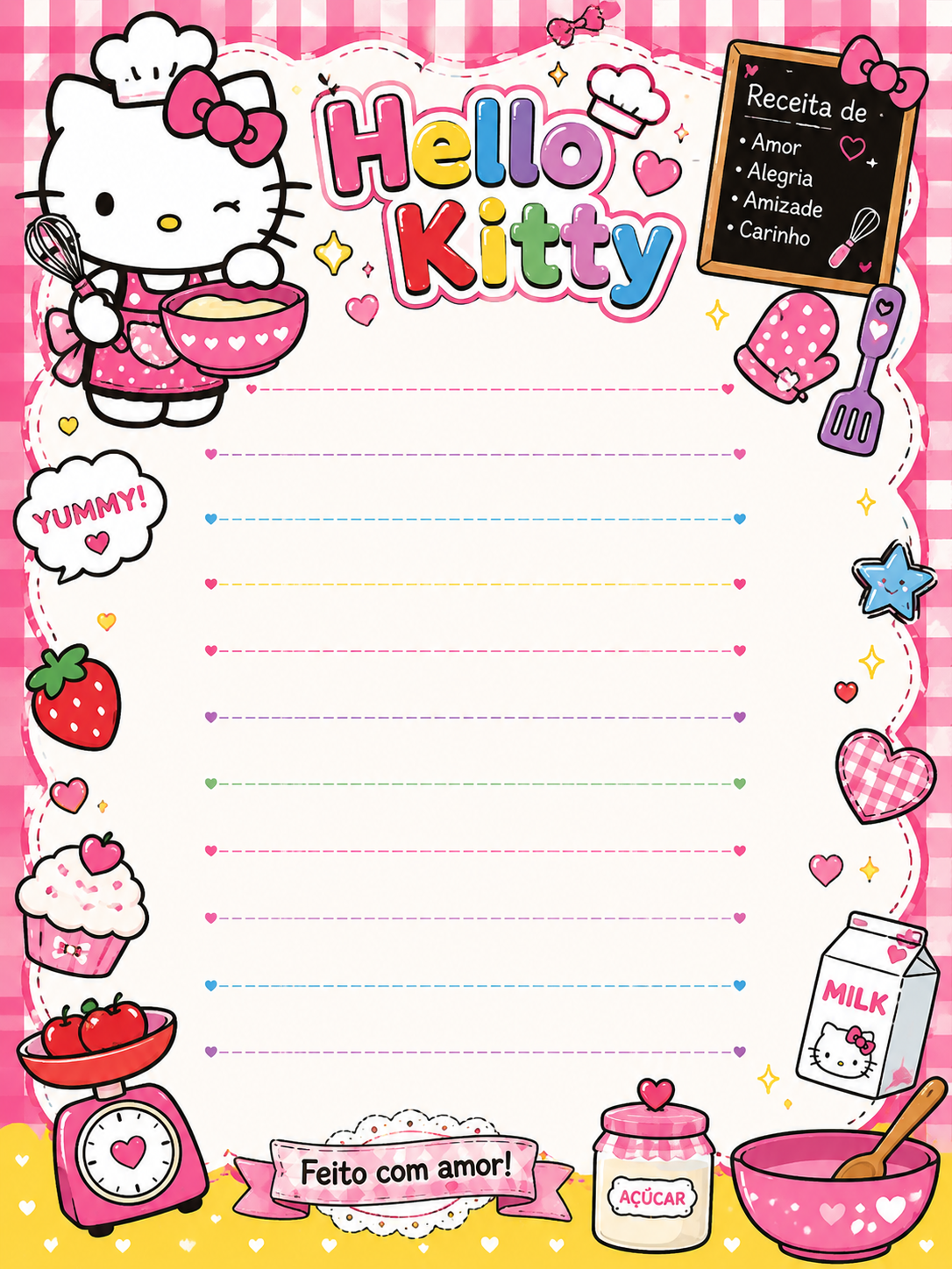 ✨ Retro 90s  Kitty Letter Paper Set ✨