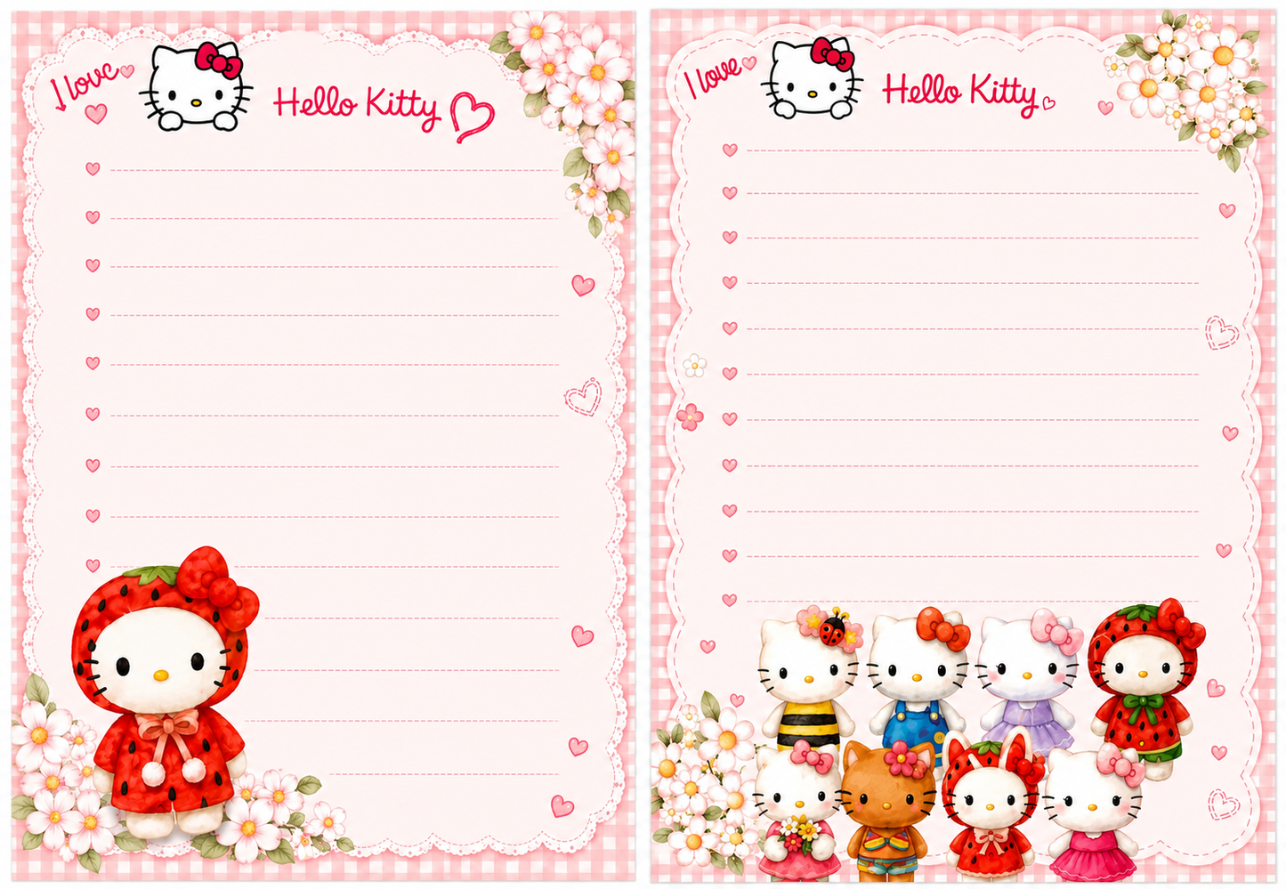 ✨ Retro 90s  Kitty Letter Paper Set ✨