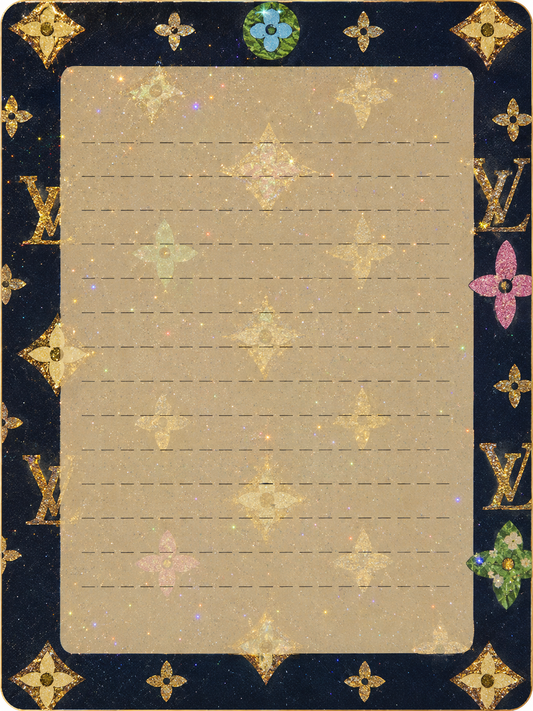 ✨ Luxury Designer Letter Paper Set – 30 Sheets ✨
