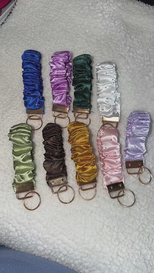 Scrunchie Wristlet Keychai